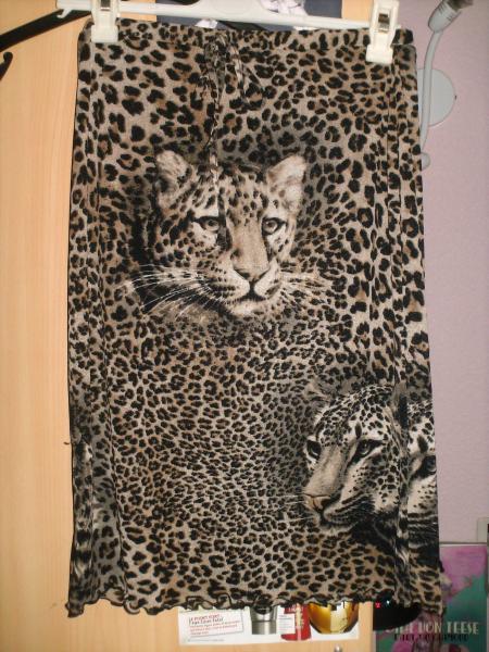 magnifique jupe lopard